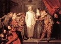Italian Comedians Jean Antoine Watteau classic Rococo